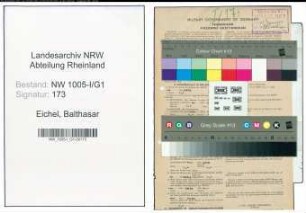 Entnazifizierung Balthasar Eichel , geb. 01.12.1886 (Stadtinspektor)