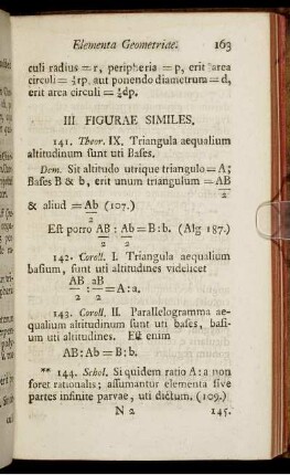 III. Figurae Similes.