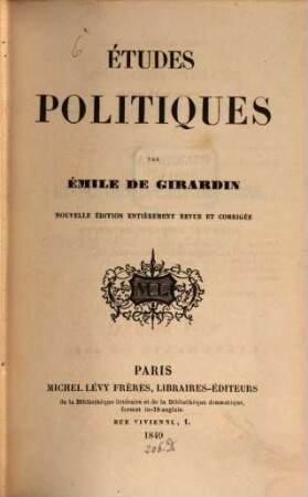 Études politiques