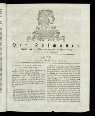 No. 6 - 15. Januar 1821