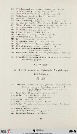 Plastik (Nr. 552-625)