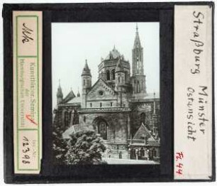Straßburg: Münster, Ostansicht