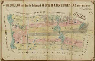 N° V; Brouillon von der Hoffeldmark Wichmannsdorf D.A. Grevesmuehlen
