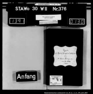 Zivilstandsregister Harlingerode (Kanton Harzburg)
