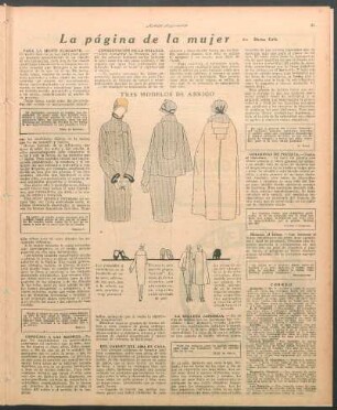 La página de la mujer