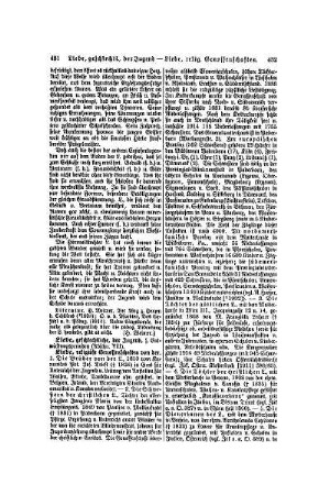 Liebe, geschlechtliche, der Jugend s. Entwicklungsperioden (Abschn. VII).
