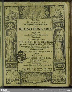 Disquisitio Historico-Politica, De Regno Hungariae