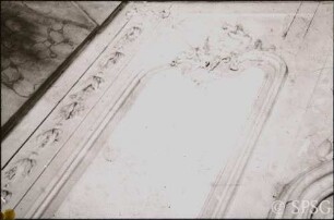 Berlin, Schloss Charlottenburg, Neuer Flügel, Schreibkammer, R. 355, Detail.