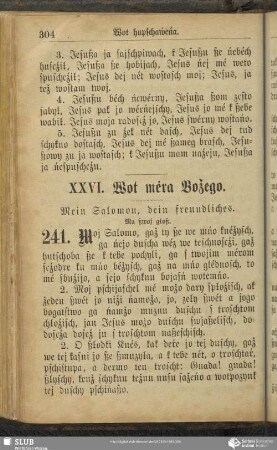 XXVI. Wot mėra Božego