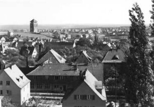 Dresden-Hellerau. Blick vom Schulturm auf Klotzsche