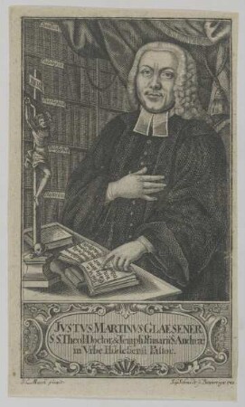 Bildnis des Jvstvs Martinvs Glaesener