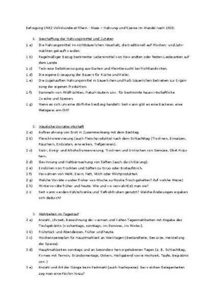Fragenkatalog zur Umfrage