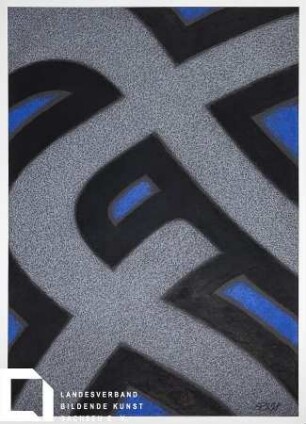 Zeichen auf blau