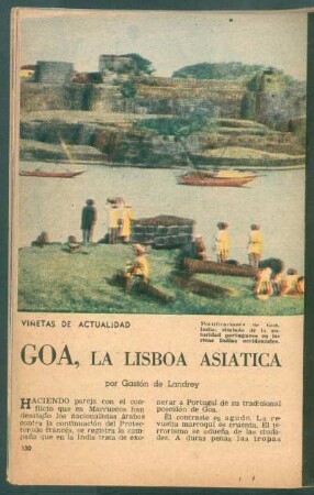 Goa, la Lisboa asiática : Viñetas de actualidad