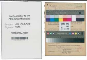Entnazifizierung Josef Holtkamp , geb. 10.11.1881 (Baecker)