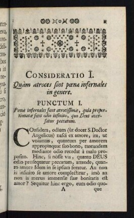 1-25, Consideratio I. - Consideratio IV.