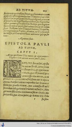 Epistola Pauli ad Titum.