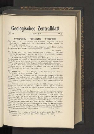 1. April 1910. No. 3.