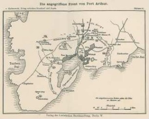 Skizze 20. Die angegriffene Front von Port Arthur