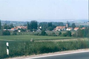 Friedland. Blick auf das niedersächsische Dorf Friedland