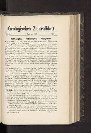 1. Februar 1915. No. 12.