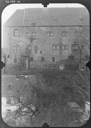 Rochlitz. Schloß (12.-14. Jh.). Fürstenhaus. Ansicht von Nordnordwest