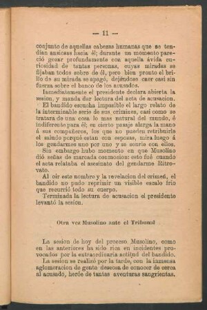 Otra vez Musolino ante el tribunal