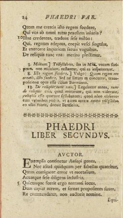 Phaedri Liber Secvndvs