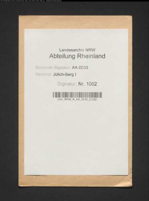WINTERSCHEID (Amt BLANKENBERG)