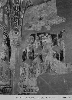 Freskendekoration der Katharinenkapelle : Szenen aus dem Leben der Heiligen Katharina von Alexandrien