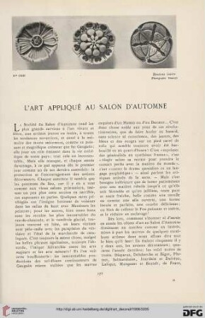8: L' art appliqué au Salon d'Automne