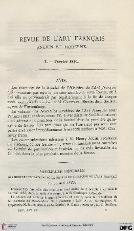 Nr. 2 (Février 1884)