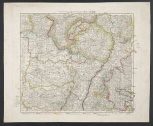 Karte von Deutschland, dem Königr. der Niederlande und der Schweiz : [Luxemburg, Strassburg, Schwarzwald]