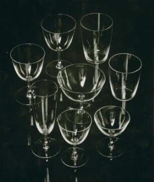 Kelchglasgarnitur A 50/glatt