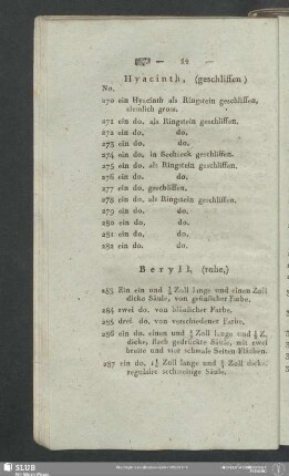 Hyacinth, (geschliffen)