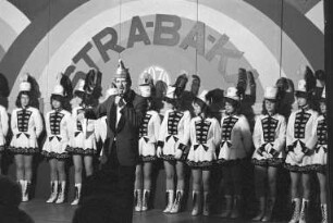 Eröffnung der Fastnachtskampagne 1978/79 bei der Straßenbahn-Karnevalsgesellschaft Karlsruhe Stra-Ba-Ka in der Kantine der Verkehrsbetriebe