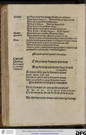 Capitulum quintum de formatione preteritorum et supinorum