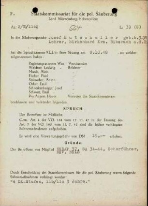 Mutscheller, Josef