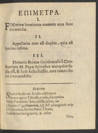 Epimetra.