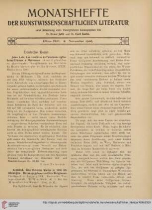 Elftes Heft (November 1906)