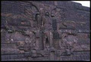 Leipzig, Detail vom Völkerschlacht-Denkmal