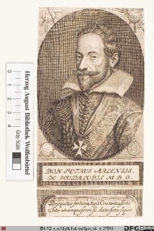 Bildnis Petrus Arlensis de Scudalupis