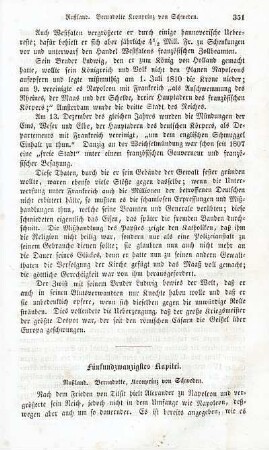 Fünfundzwanzigstes Kapitel. Rußland. Bernadotte, Kronprinz von Schweden