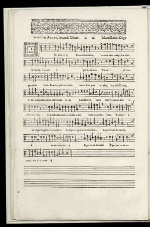 Secundus Altus, secundi Chori