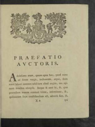 Praefatio Auctoris.