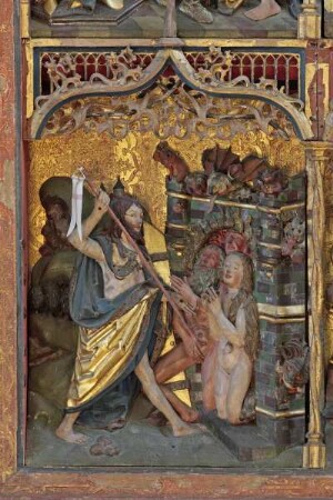 Szenen aus der Heilsgeschichte — Christus befreit Adam und Eva aus der Hölle
