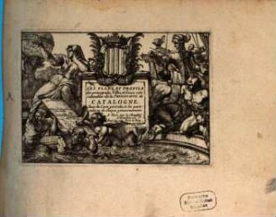 Les Plans, Et Profils des principales Villes, et lieux considerables de la Principauté de Catalogne : Avec la Carte generale, et les particulieres de chaque gouvernement ; Avec priv., 0