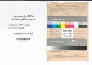Entnazifizierung Paul Kumpmann , geb. 18.04.1906 (Polizeibeamter)