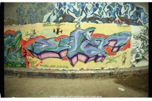 SiET | SuR, WF "siet" | TO: MARE, unleserlich, SKiR, PASE | KiEL | 2000 | {PEACE} 2: OCB 205 | 4: BAB (MAREN) | cyber cubists unleserlich go