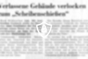 Verlassene Gebäude verlocken zum "Scheibenschießen"